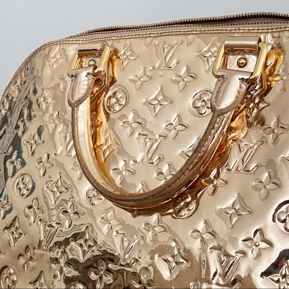 Paris Hilton Gold Alma GM Louis Vuitton Hand Bag - Picture 6 of 12